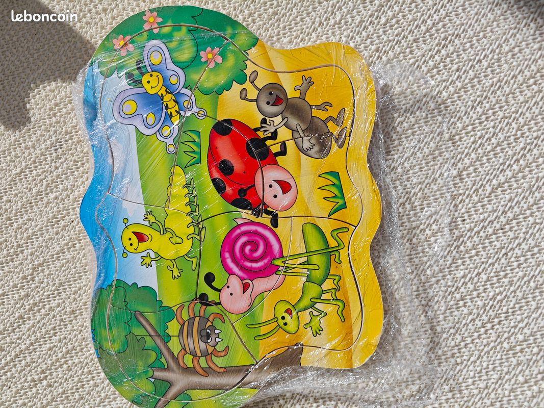 Puzzle les animaux du jardin (image 1)