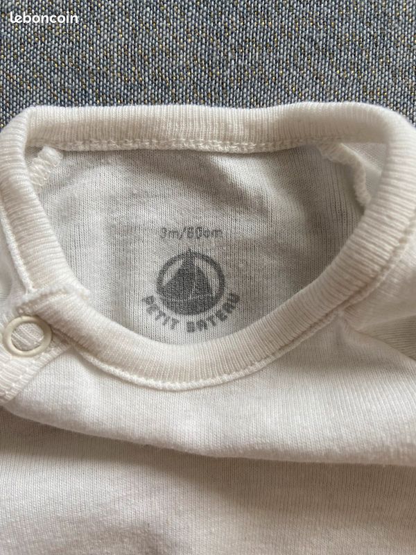 Petit Bateau - Ensemble 3 pièces coton bio bébé 3 mois (image 10)