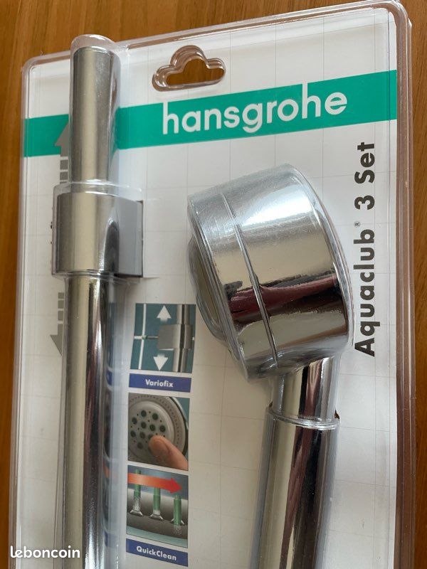 HANSGROHE Set de douche AQUACLUB 3 set NEUF sous blister (image 2)