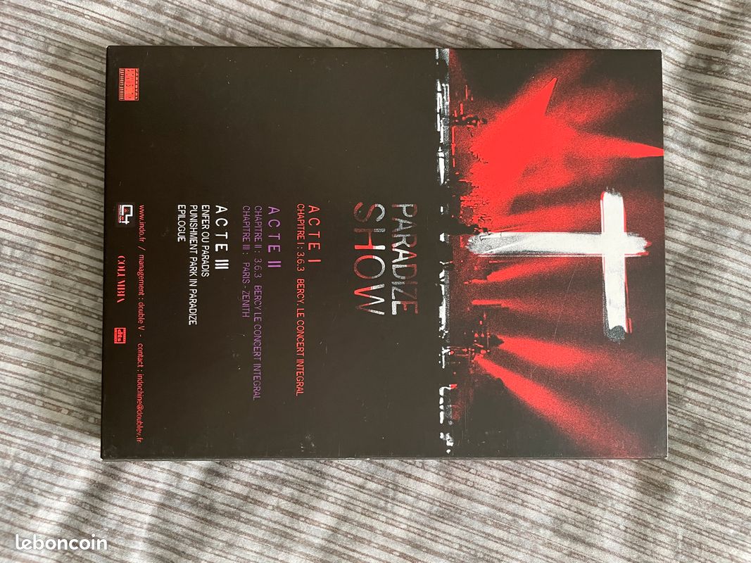 3 Dvds indochine paradize show (image 3)
