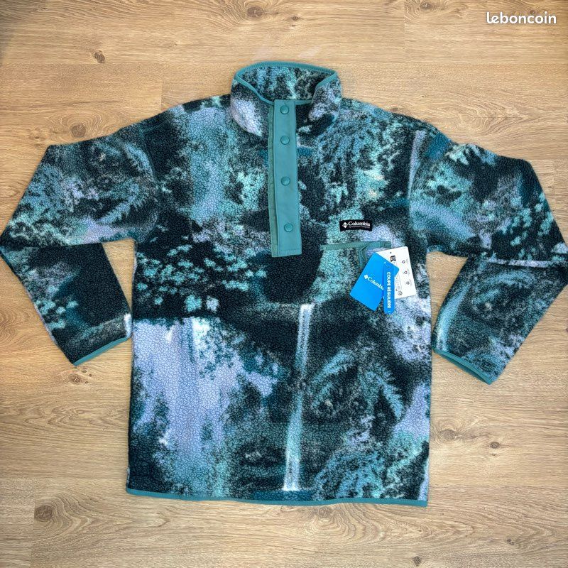 Polaire Columbia Bleue Homme Taille L – Neuve Avec étiquettes – Granit Montagne