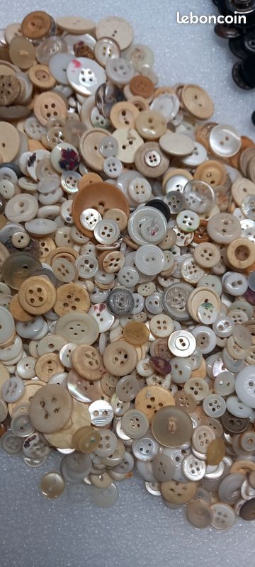 Lot 1000 Boutons Ronds Résine 9-13 Mm – Multicolores Pour Couture, Tricot, Scrapbooking & Loisirs Créatifs