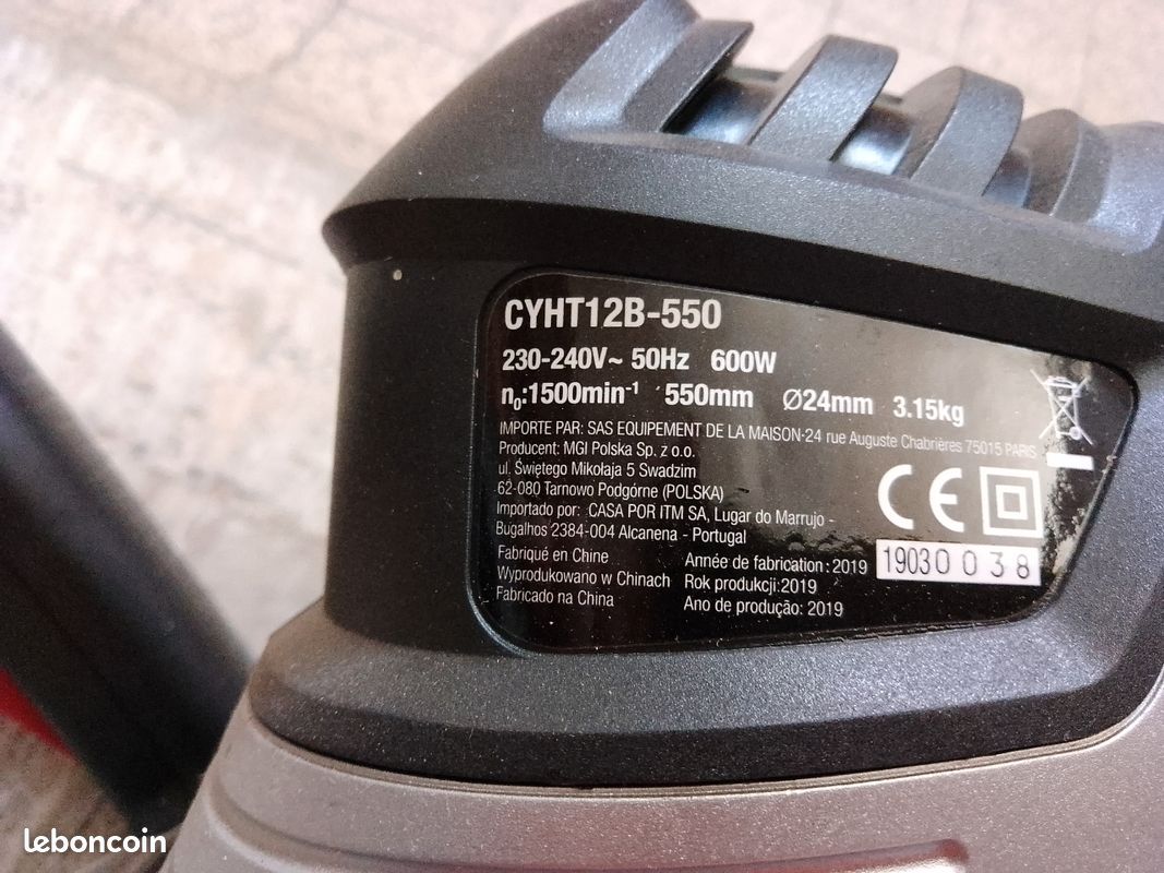 Taille haie de 60 cm électrique (image 3)