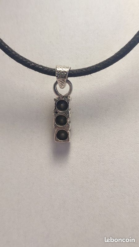 Pendentif en argent sterling avec Swarowski 4mm (image 6)