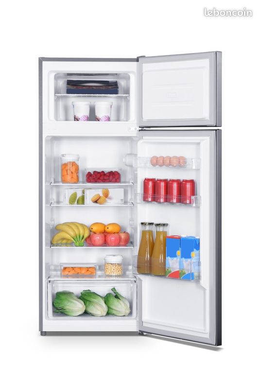 Réfrigérateur Schneider 2 portes 206 L Inox (image 3)