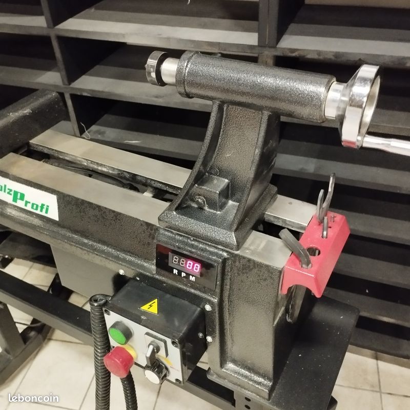 Tour à bois Holzprofi monophasé à variateur de fréquence MC1420VF + piètement (image 11)