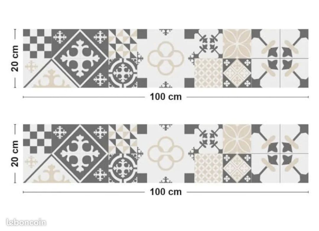 Crédence aluminium beige / Déco 99 (image 2)