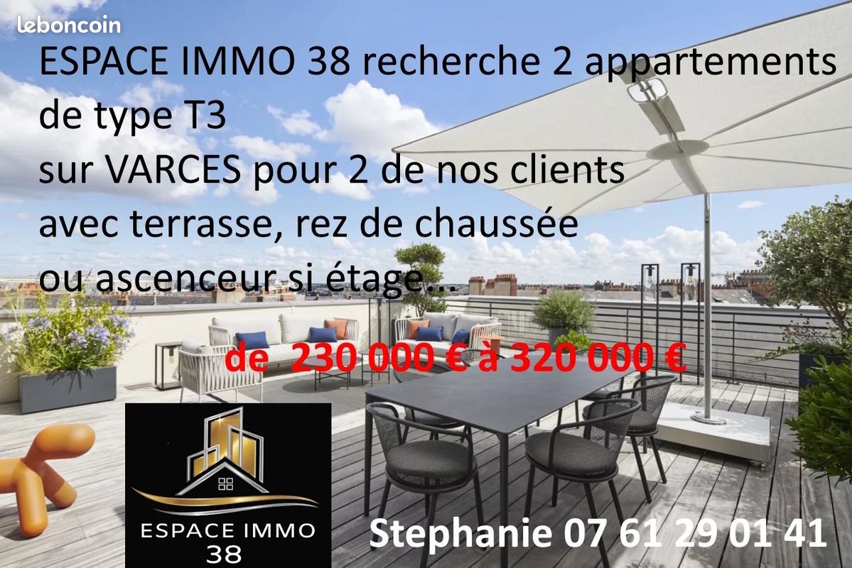 Appartement 3 pièces 65 m² · à Varces-Allières-Et-Risset · 65 m² · 300 000 €