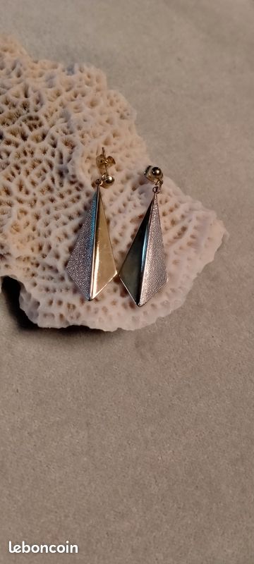 Boucle dorée argent (image 1)