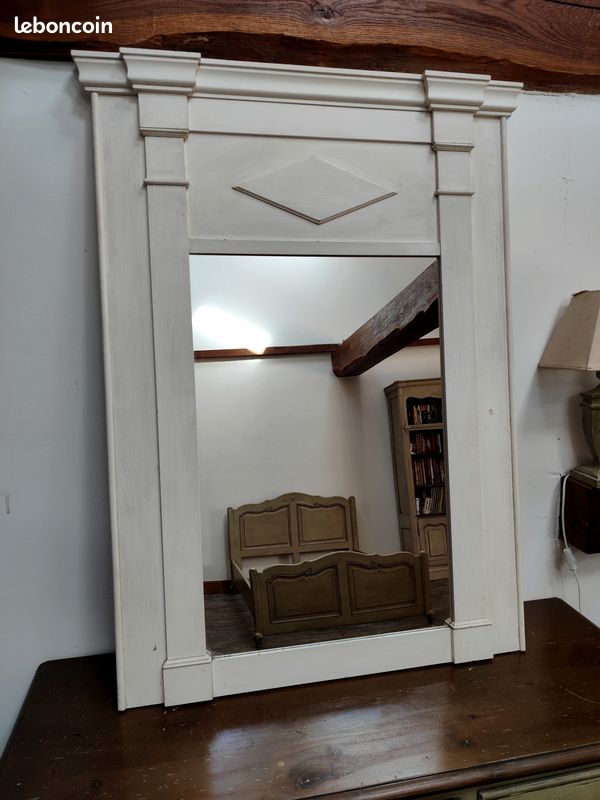 Miroir bois massif – Style Château & Dépendances – Très bon état (image 2)