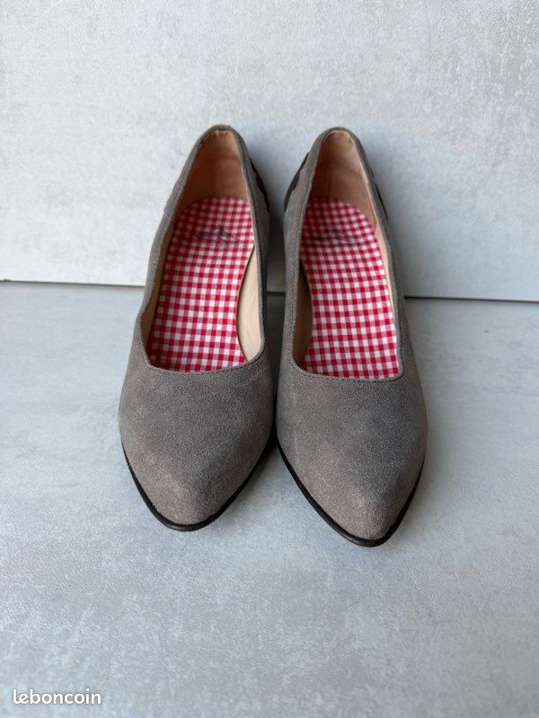 Escarpins Diavolezza cuir Made in Italy T38 (image 4)