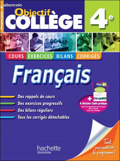 Français classe de 4ème (image 1)