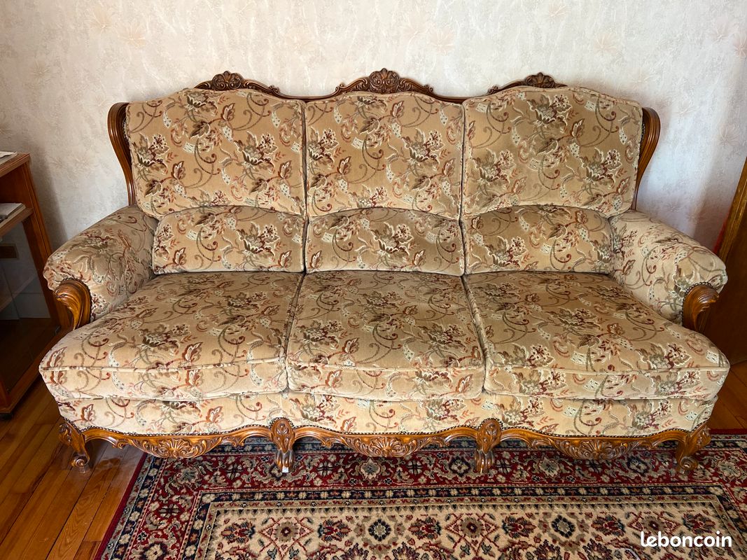 Canapé + 1 fauteuil style (image 1)