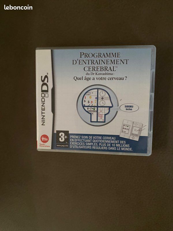 PROGRAMME D'ENTRAINEMENT CÉRÉBRAL Nintendo ds (image 1)