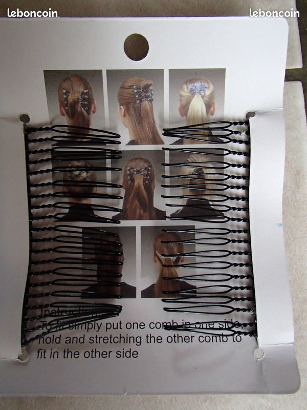 Lot 36 barrettes magiques noires neuves special revendeur (image 3)