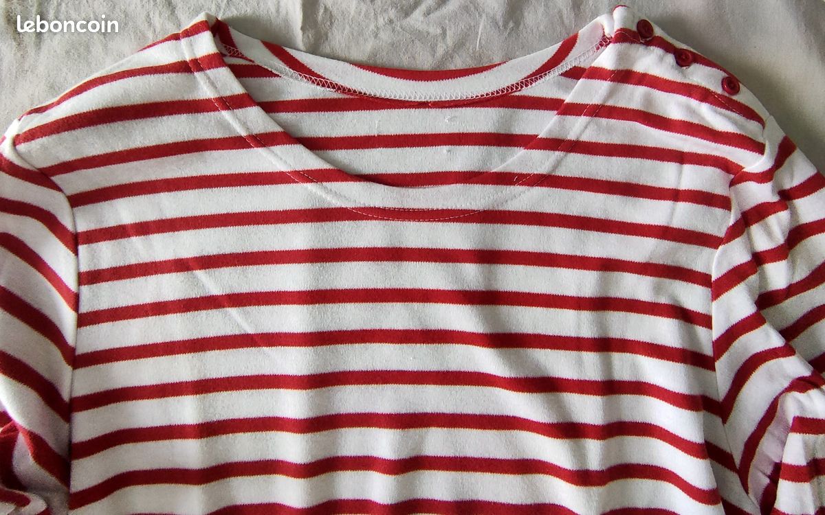 Tee-shirt marinière à manches longues TED LAPIDUS Femme