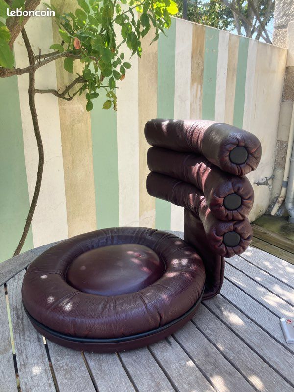 2 sièges de tabourets de bar en cuir (image 6)