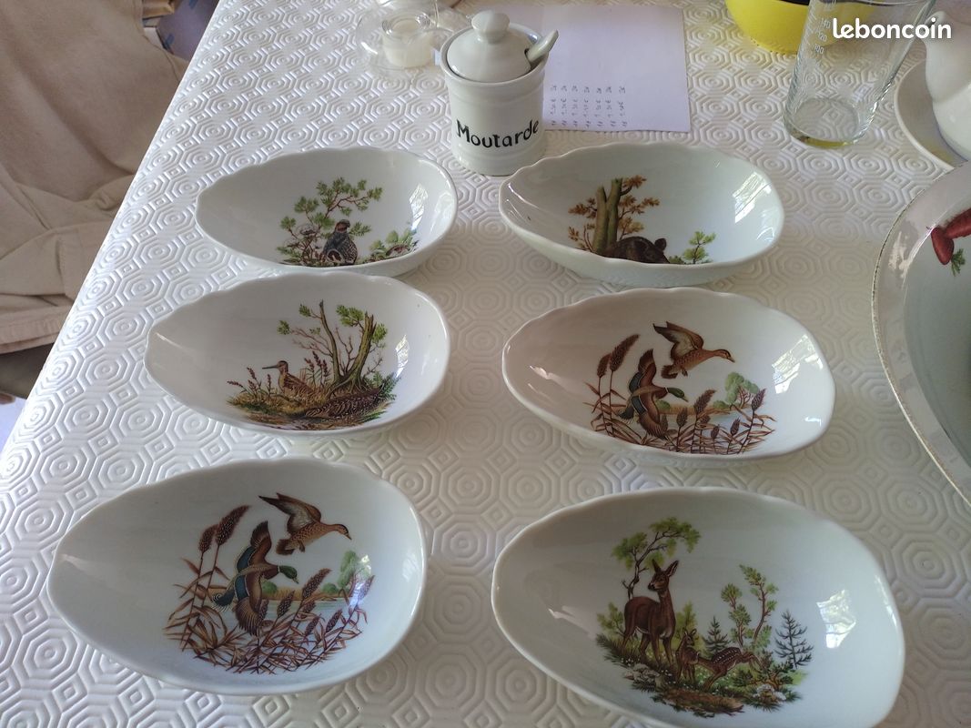 Plats à avocats porcelaine (image 1)
