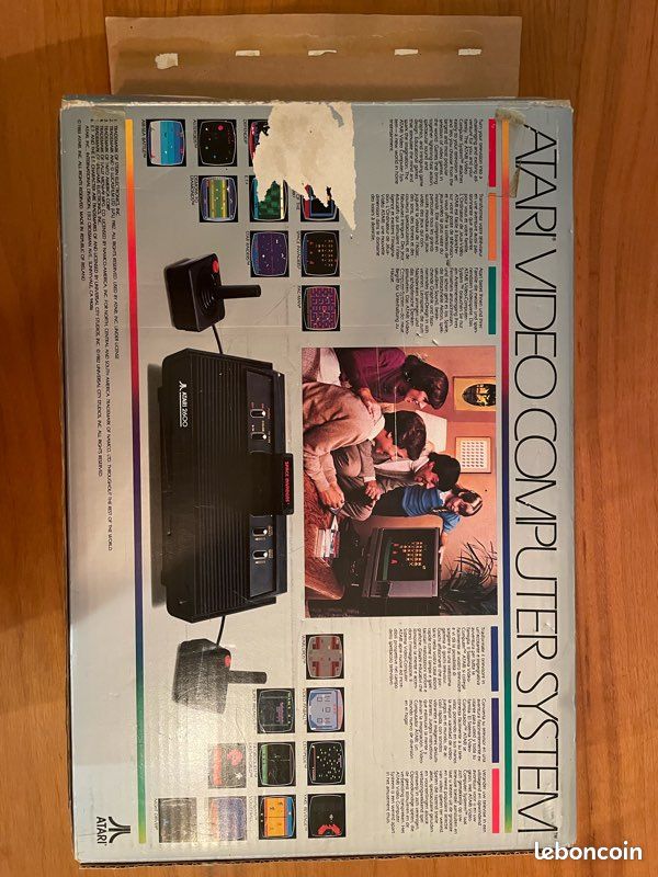 SECAM - X-MAN Atari 2600 VCS avec boite partielle dans boitier cassette VHS