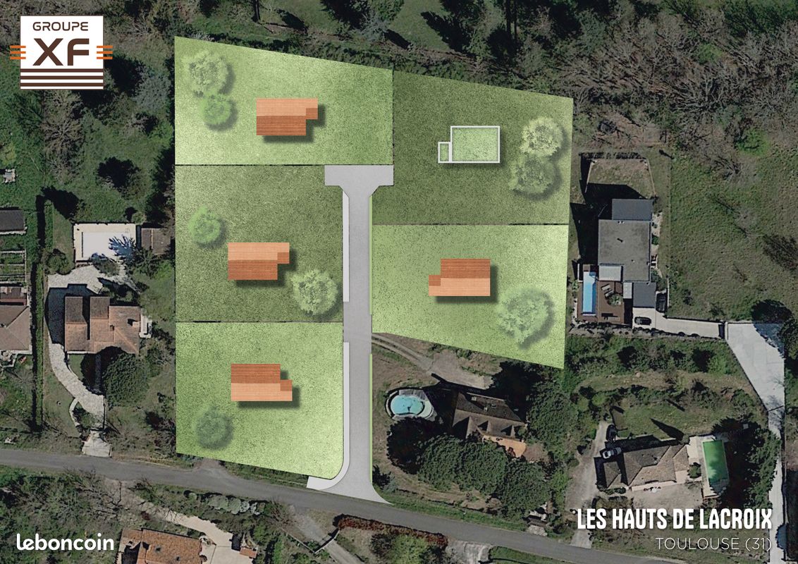 Terrain à batir · à Lacroix-Falgarde · 195 000 €