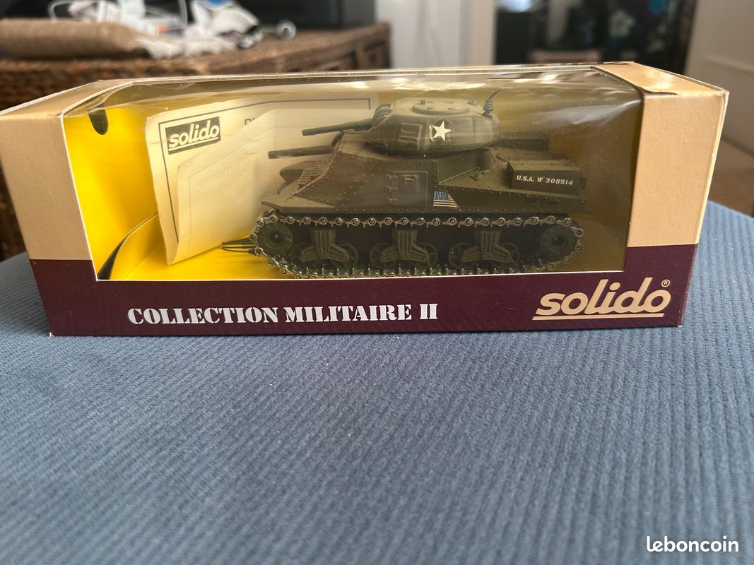 Le char américain M3 Général Lee vert en miniature par Solido au 1/50e