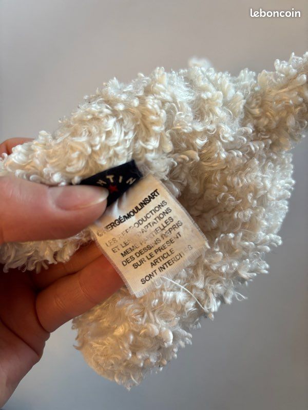 Peluche Milou vintage (image 10)