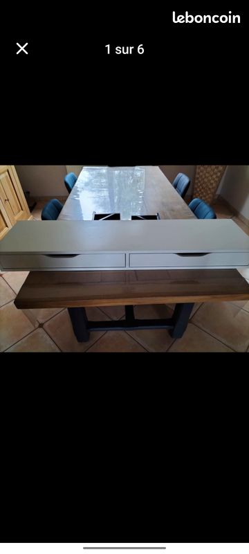 Console deux tiroirs (image 1)