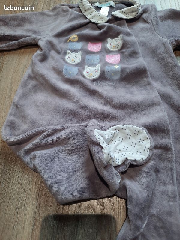 Pyjama Okaibi fille 3 mois (image 4)