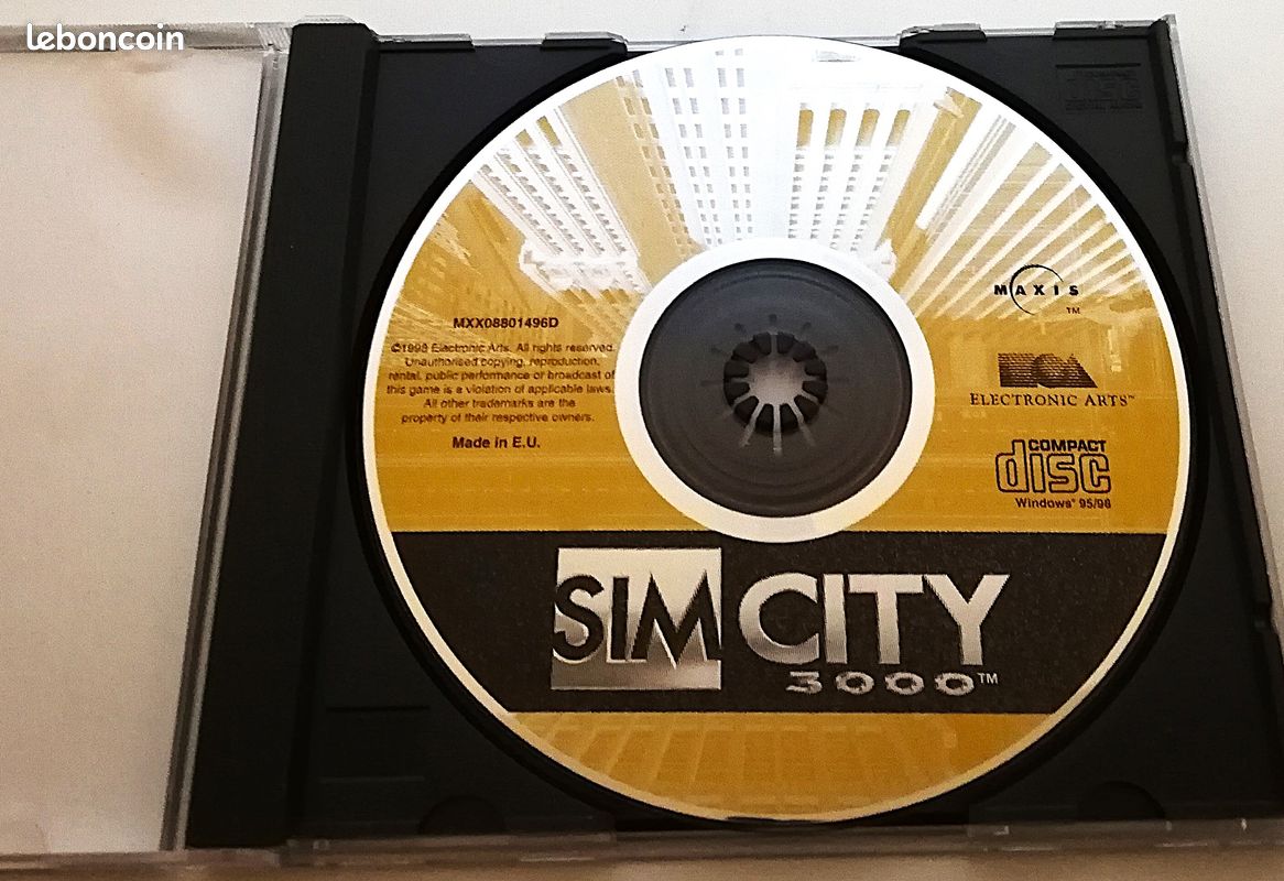 Sim City 3000 Sur PC - CD-ROM Boîte Bon état - PAL