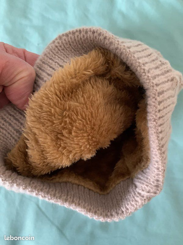 Arctic Paw Bonnet Dhiver à Pompons Pour Femme Doublure Polaire