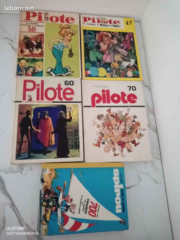 Recueil du journal pilote + album spirou (image 1)