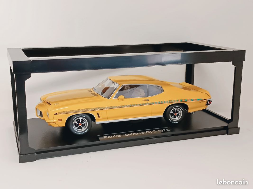 Modellauto Pontiac LeMans GTO 1972 hellrot KK-Scale 1:18 Metallmodell (Türen, Motorhaube