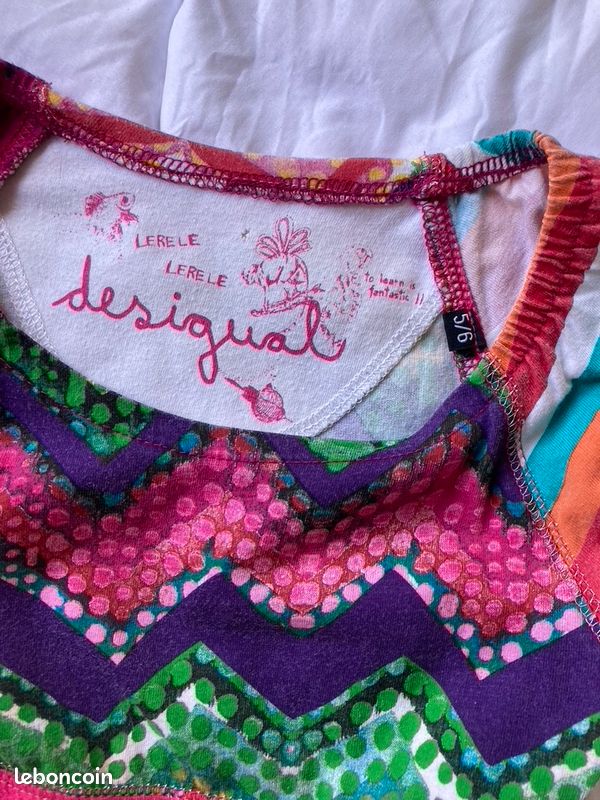Robe Desigual Femme Couleur Violette Motif Floral - Neuve Avec étiquettes, Plusieurs Tailles