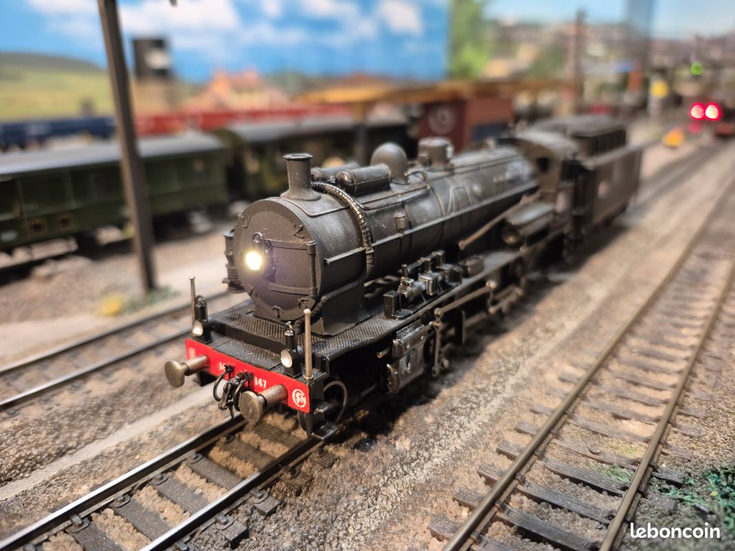 ECH Ho JOUEF LOCO SNCF 140 C 147 CHARBON DEPOT BELFORT SANS BOITE NI