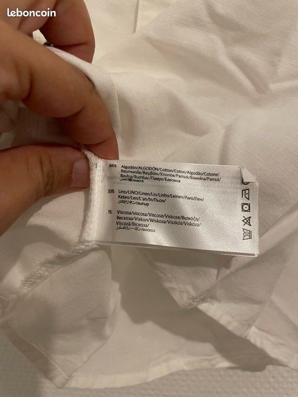 Chemise blanche coton/Lin Mayoral 5 ans (image 4)