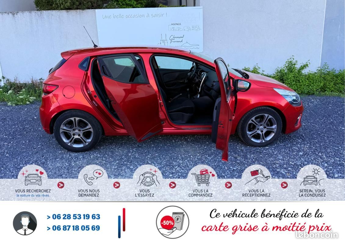 Renault Clio Tce 90cv Gtline Driving Eco2 *Crit'Air 1 *128000Km*Moteur à Chaine*Véhicule Sous Gar... (image 16)