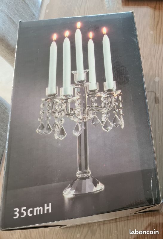 1 chandelier cristal-verre (image 1)