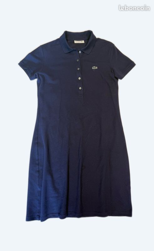 Robe polo Lacoste slim fit taille 36 bleu marine Vêtements