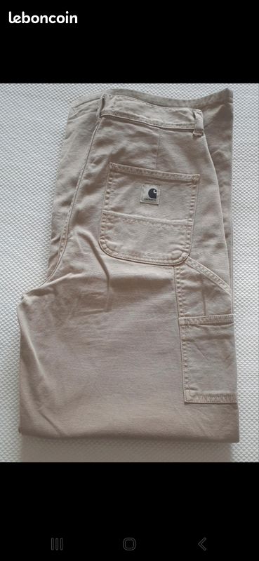 Pantalon femme ou mixte
Vends pantalon femme ou mixte Carhartt jambes larges
* Taille 28 ( voir etiquette photo)
*JAMAIS PORTÉ.
*Ecru .
80
Envoyé à partir de Courrier pour Windows (image 1)