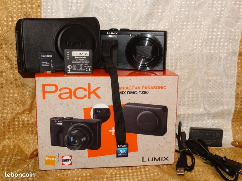 Panasonic Lumix DMC-TZ80 Photo, audio vidéo