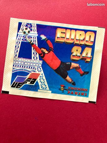 Panini Euro 84 – Insigne N°36 France – Autocollant Non Collé état Excellent