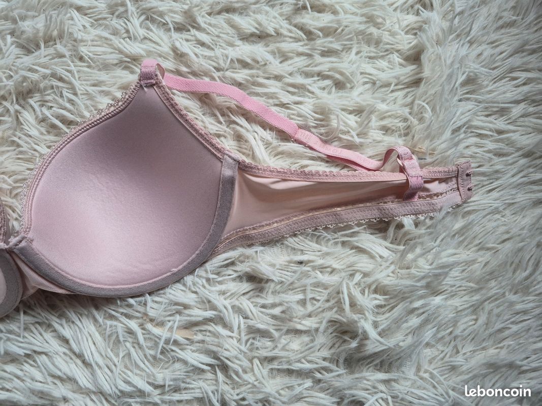 Soutien-gorge Rembourré TAUPE/Beige Taille 85B - Marque LOU PARIS - Neuf Avec étiquettes