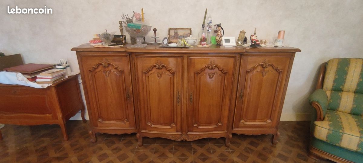 Buffet en bois Louis Philippe (image 1)