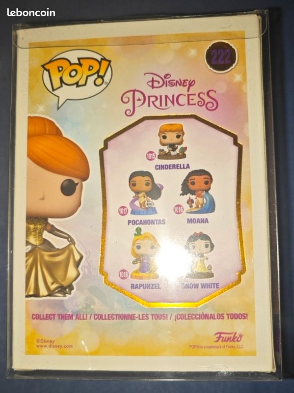 Funko POP DISNEY PRINCESS Cinderella Cendrillon édition spéciale