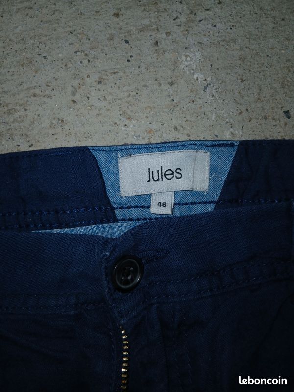 Short bleu marine Jules (image 2)