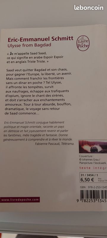 Eric-Emmanuel SCHMITT / Ulysse from Bagdad (image 2)