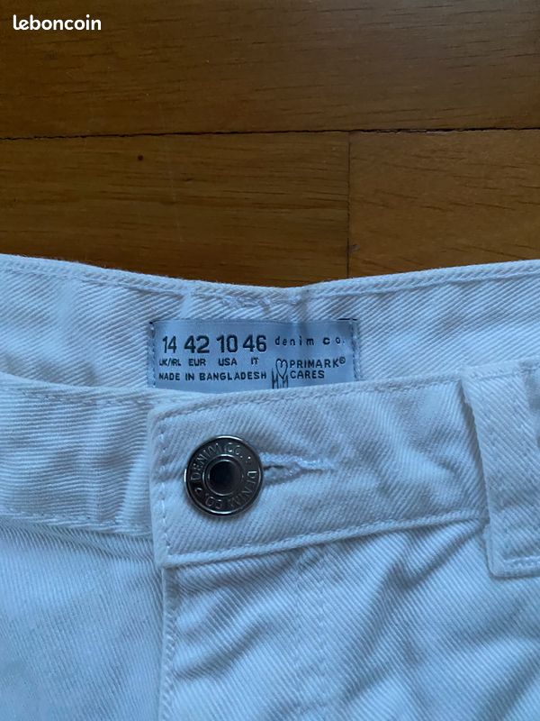Short Blanc Neuf (image 3)