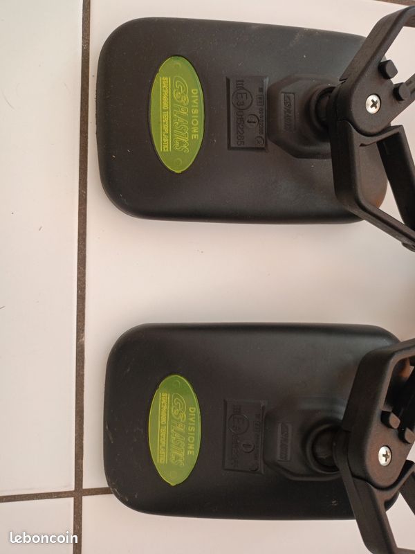 Rétroviseurs Convexes Universels VIRIECH Lot De 2 - Pour Camping-car, Caravane, Voiture - Avec Clips