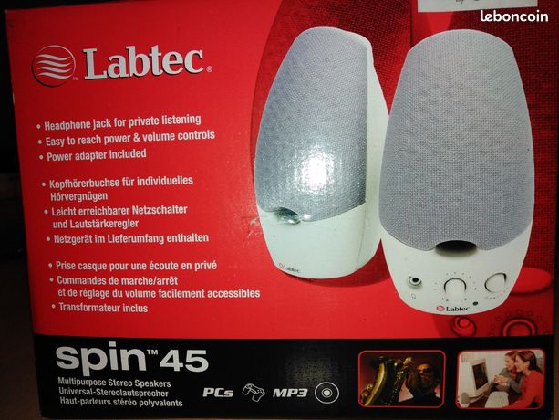 Haut parleurs stéréo Labtec Spin45 Accessoires informatique