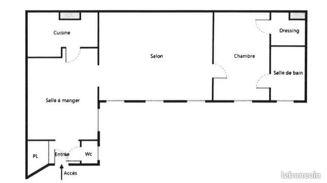 Appartement 3 pièces 59 m² · à Paris · 59 m² · 1 505 000 €